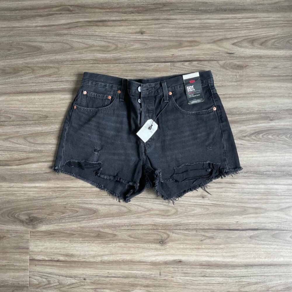 Levi's 501 Distressed Shorts - Size 32